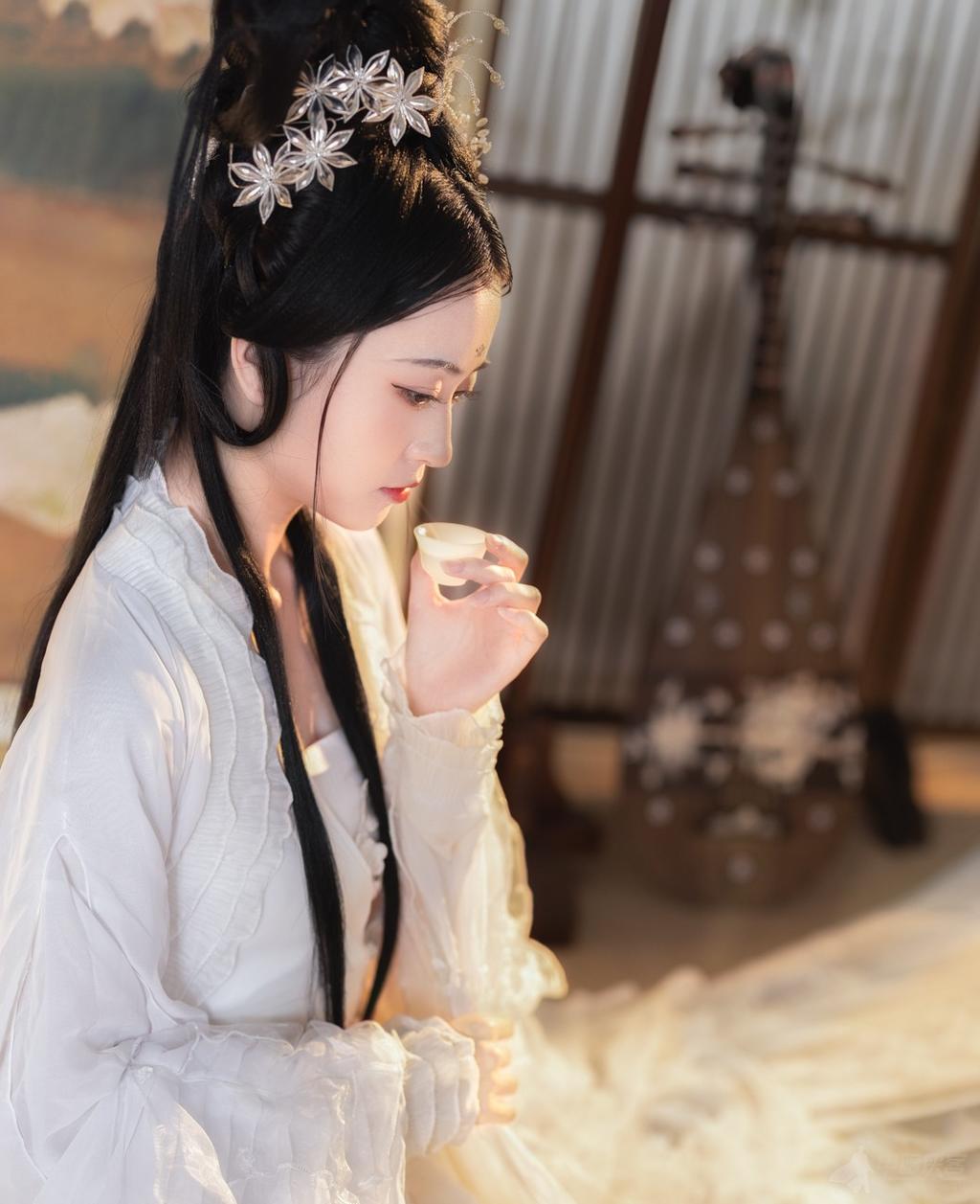 汉服美女清新脱俗唯美古风摄影