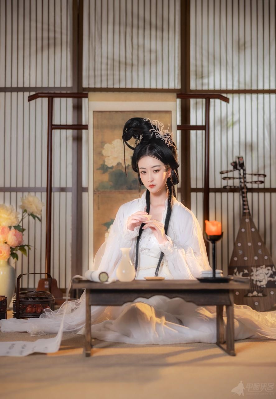 汉服美女清新脱俗唯美古风摄影